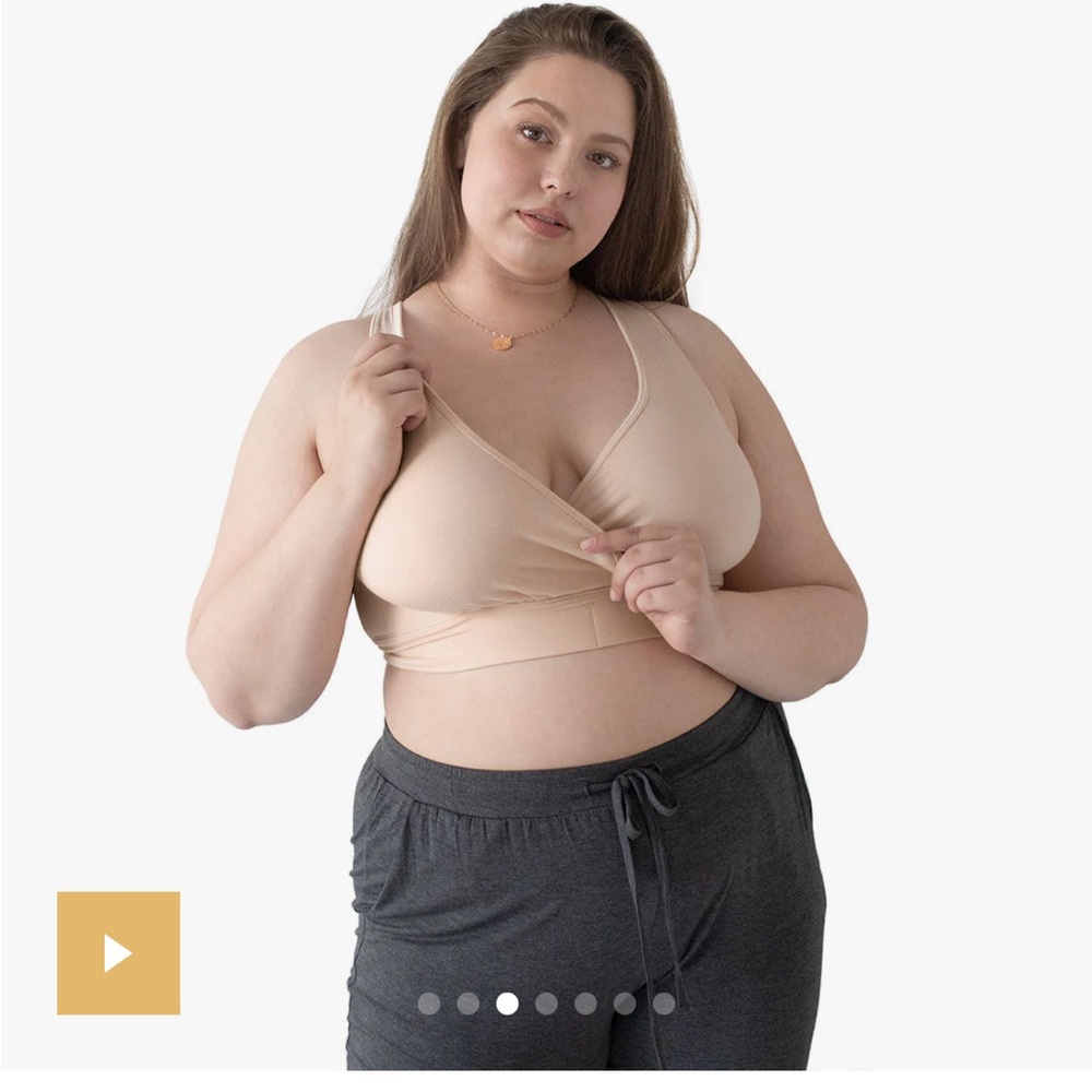 Kindred Bravely French Terry Racerback Nursing & Sleep Bra XL Busty